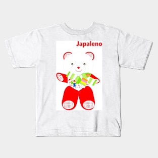 Japaleno The Handsome Teddy Bear Kids T-Shirt